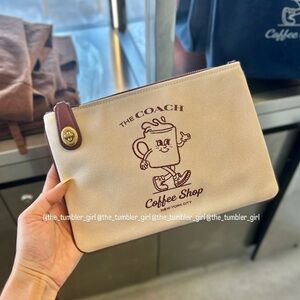 Exclusive Lil Miss Jo pouch / clutch from the COACH Coffee Shop